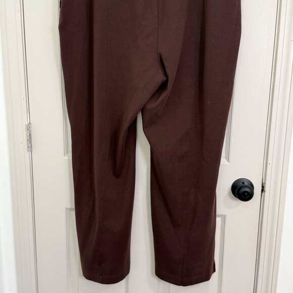 Old Navy Active Dynamic Fleece Sweatpants Womens XXL Brown High Rise Wide Leg - Picture 6 of 12